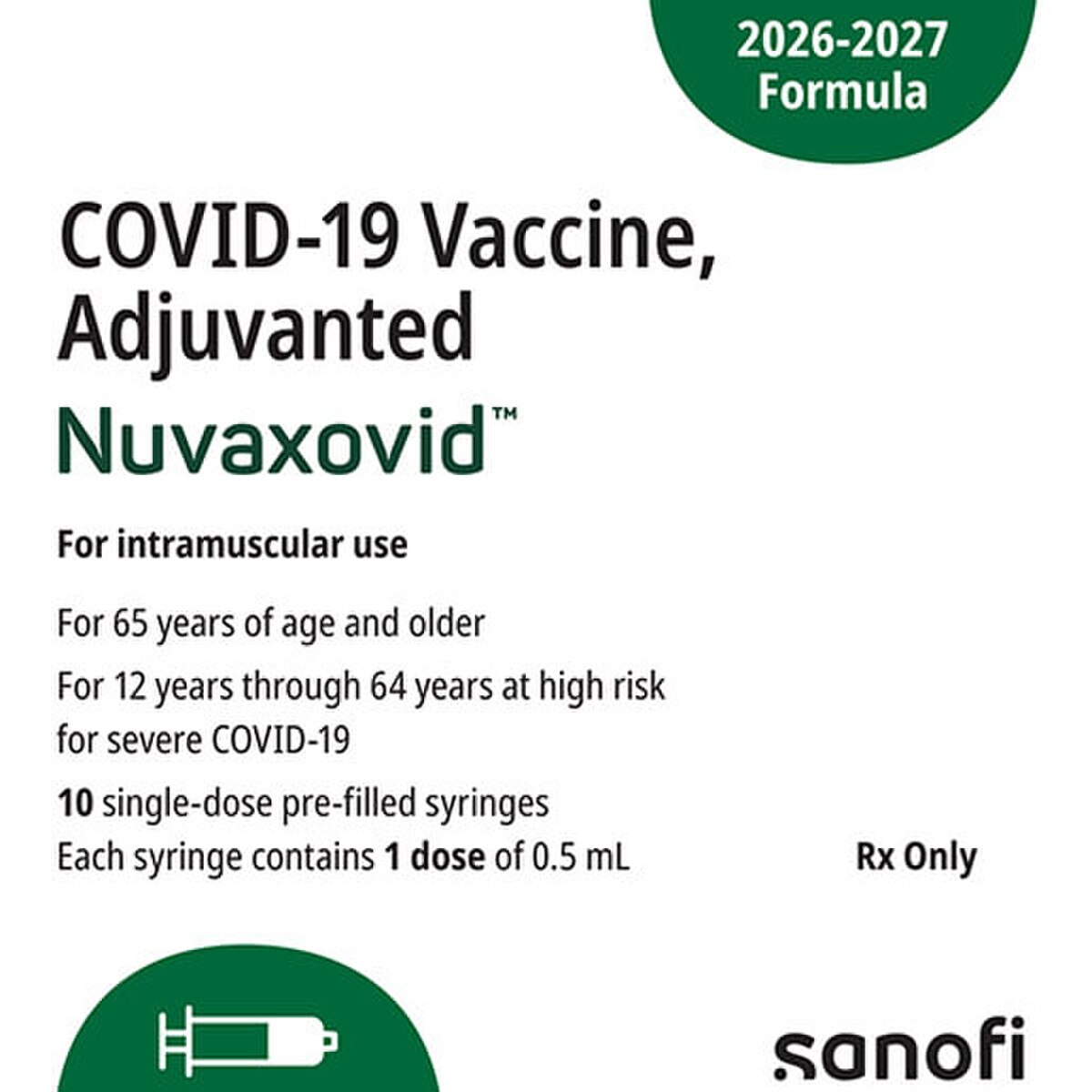 Nuvaxovid 2026-2027 10-syringe pack