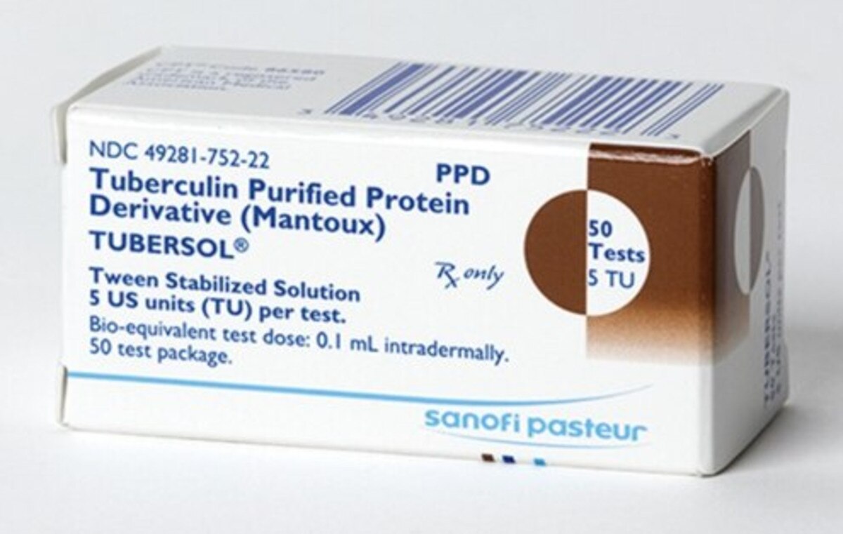 TUBERSOL PPD 5 TU/0.1 mL, 50 tests