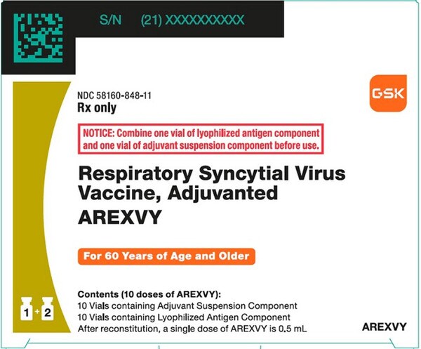 AREXVY 120 MCG KIT 10 DOSE/20 VIALS